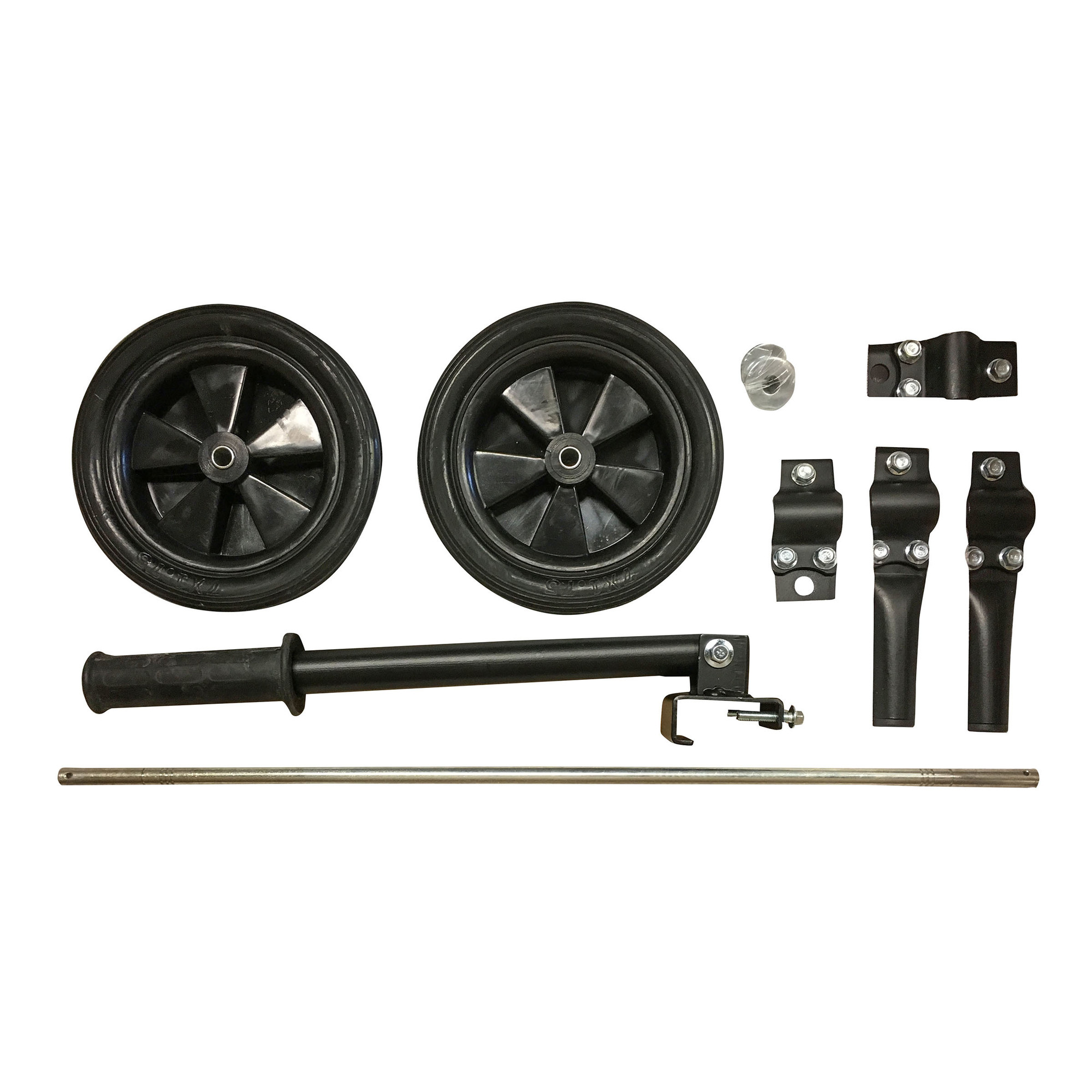 Sportsman, Generator Wheel Kit Assembly For 4000W Sportsman, Kit Includes two 7 inch wheels, center axle, center pull handl, Compatible With Sportsman Generator models GEN4000 GEN4000DF, and, Model# GENWHKIT